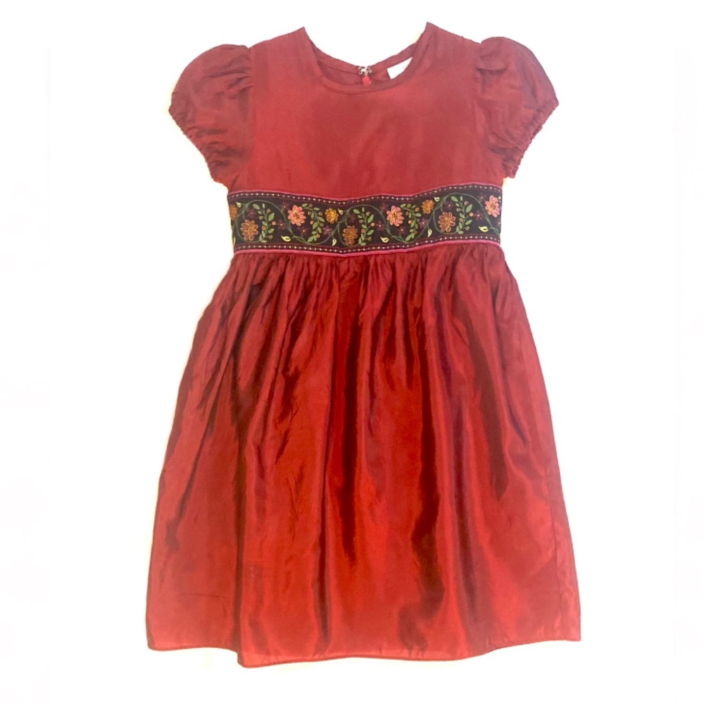 Hanna Andersson red dress, holiday formal wear - Picture 1 of 12